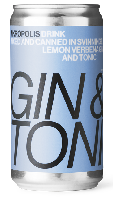 Mikropolis Lemon Verbena Øko Gin & Tonic