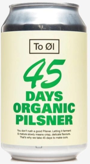 To Øl 45 days Organic Øko Pilsner