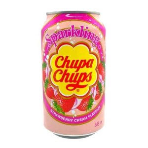 Chupa Chups Strawberry Cream Flavour