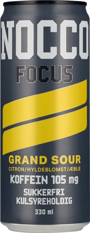 Nocco energidrik med citron, hyldeblomst & æble