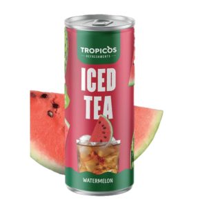 Tropicos Icedtea watermelon dåse 24stk