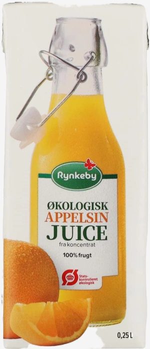 Appelsinjuice Øko Rynkeby